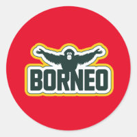 Autocollant Borneo