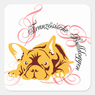 Autocollant Bouledogue français