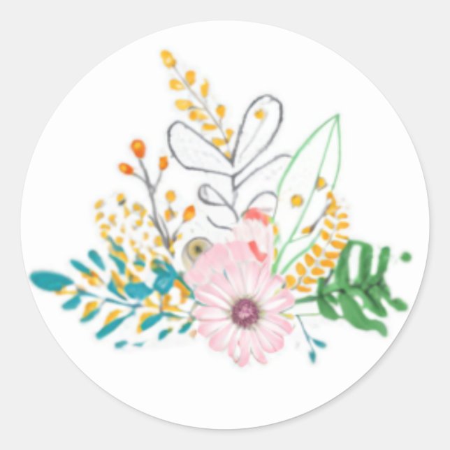 Autocollant Bouquet (Devant)
