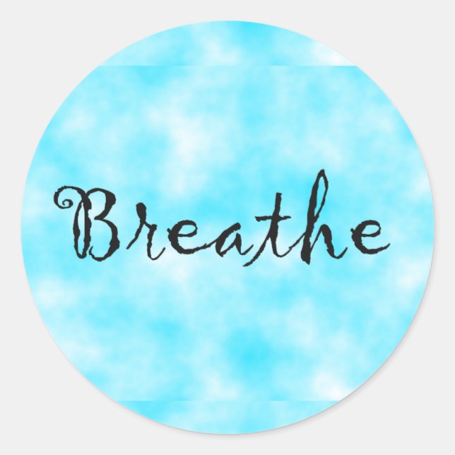 Autocollant Breathe-round (Devant)