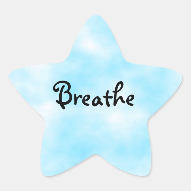 Autocollant Breathe-star (Devant)