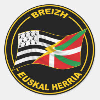 Autocollant breton et basque