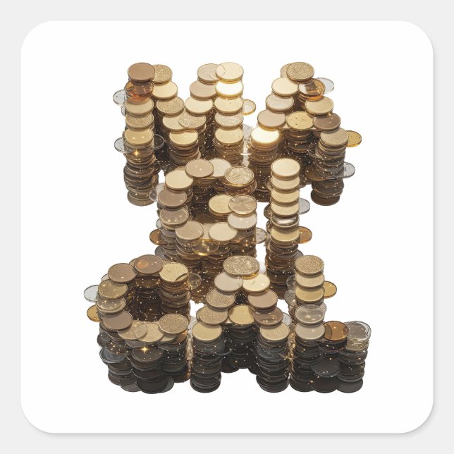 Autocollant Cadeau Argent Luxe MONEY (Devant)