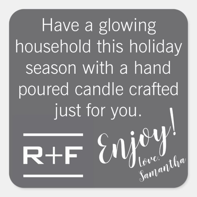 Autocollant cadeau R+F (Devant)