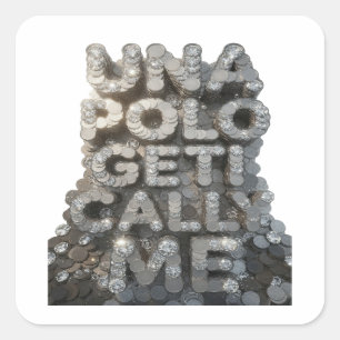 Autocollant cadeau Snappy Silver UNA POLO GETI CAL