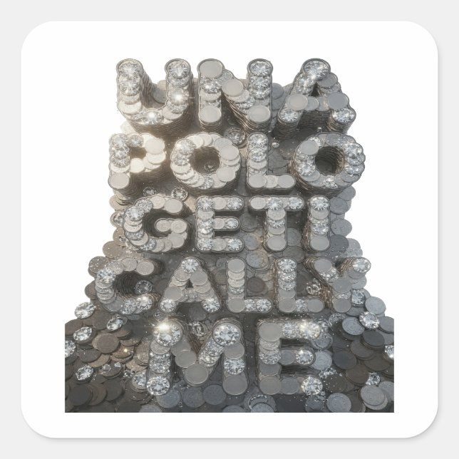 Autocollant cadeau Snappy Silver UNA POLO GETI CAL (Devant)