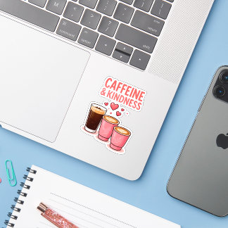 Autocollant Cafaïne & Gentillesse
