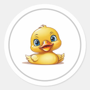 Autocollant - Canard en caoutchouc