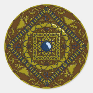 Autocollant Capricorn Mandala
