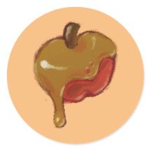 Autocollant Caramel Apple