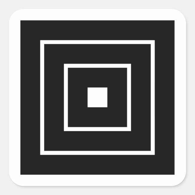 Autocollant carré Danjuro Ichikawa (Devant)