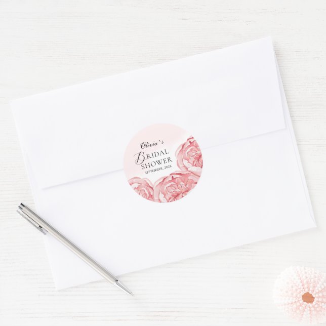 Autocollant carré pour mariage moderne  (Enveloppe)