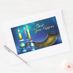 Autocollant carré Yom Kippur