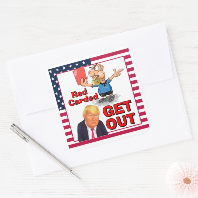Autocollant Carton Rouge (Enveloppe)