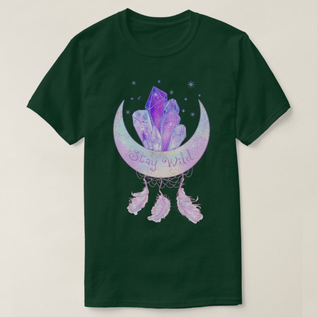 autocollant céleste rester sauvage Classic TShirt (Design devant)