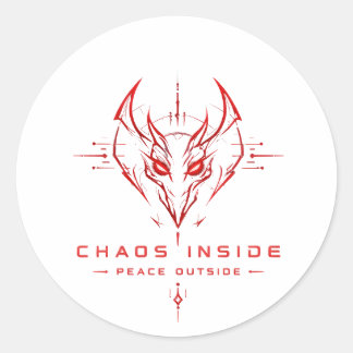 Autocollant Chaos Inside Demon