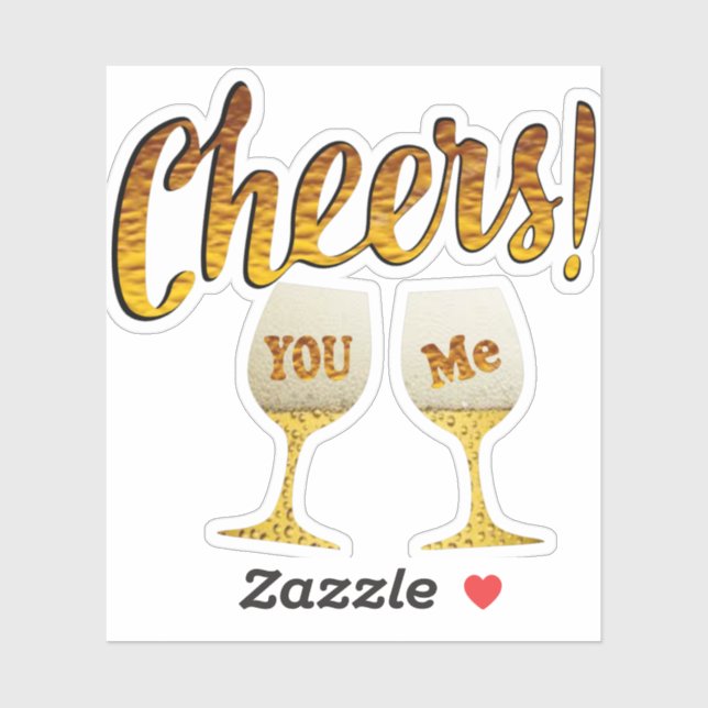 Autocollant Cheers (Feuille)