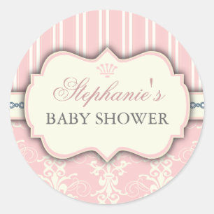 Autocollant chic de faveur de baby shower de