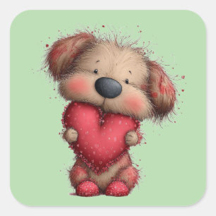 Autocollant Chien Mignon de 7,62 cm – Design Kawai