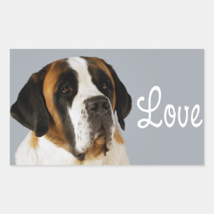 Autocollant Chien Saint-Bernard Puppy