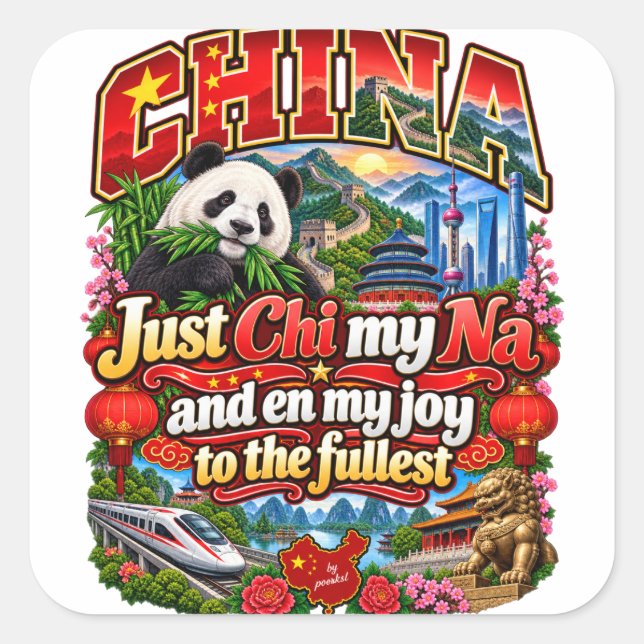 Autocollant Chine (Devant)