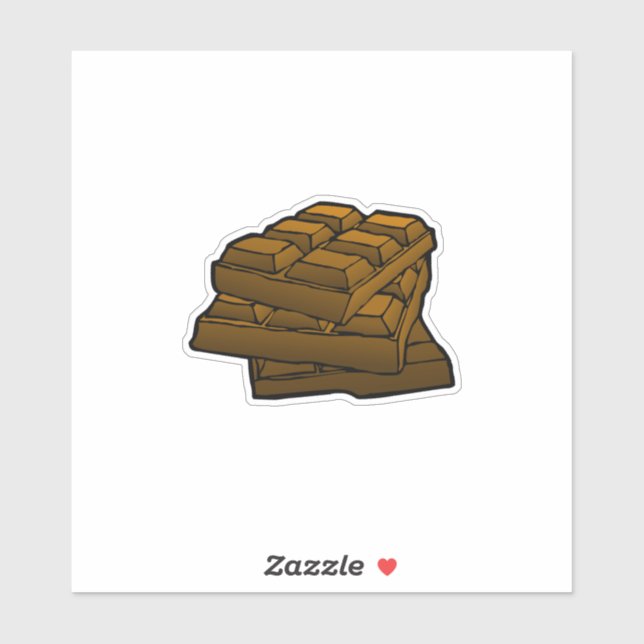 Autocollant Chocolat (Feuille)