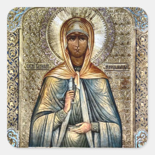 Autocollant chrétien orthodoxe Marie-Madeleine