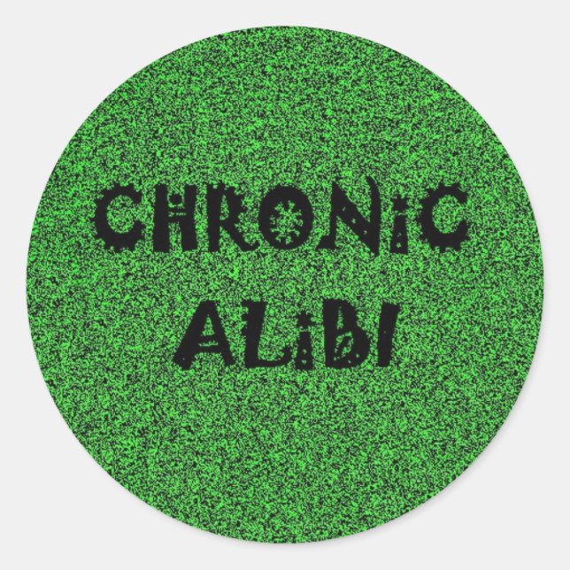Autocollant Chronic Alibi (Devant)