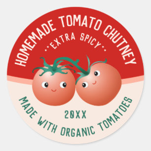 Autocollant Chutney de Tomate pour vos recettes ma
