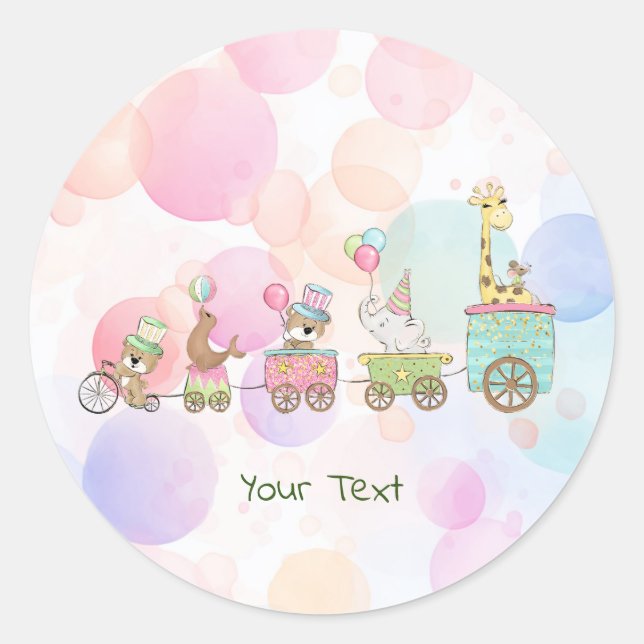 Autocollant Circus Animaux (Devant)