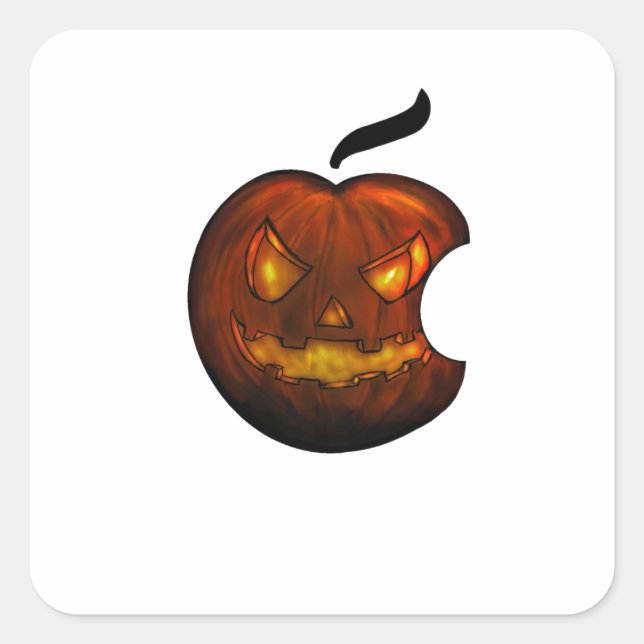 Autocollant Citrouille Halloween (Devant)