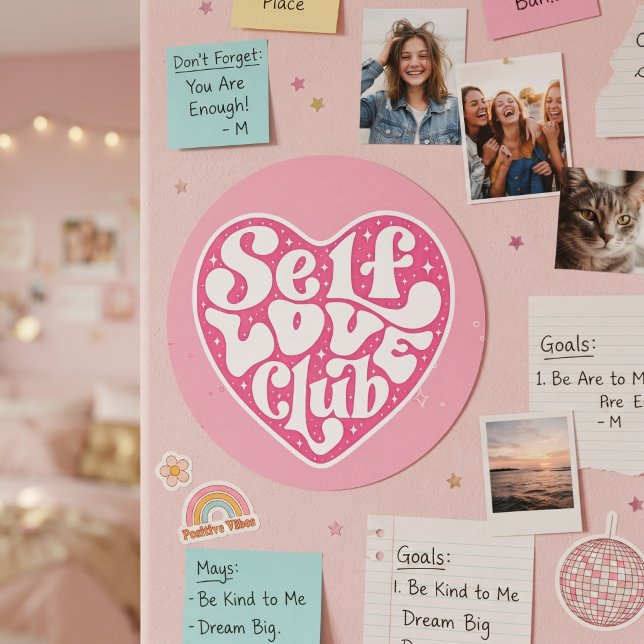 Autocollant Club Amour de Soi (Créateur téléchargé)