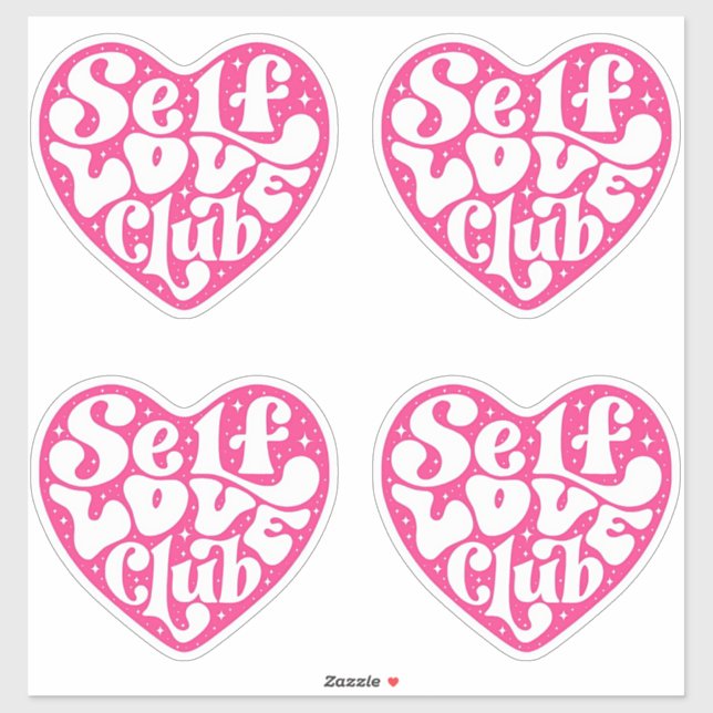 Autocollant Club Amour de Soi (Feuille)