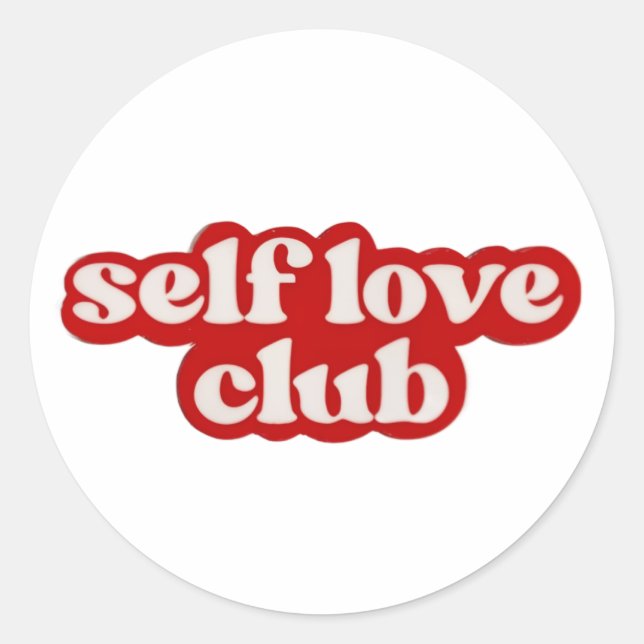 Autocollant Club Self Love (Devant)