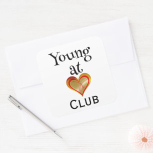Autocollant Club Young at Heart