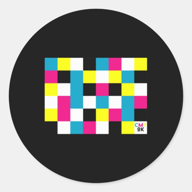 Autocollant Cmy Ok Colors Digital Design (Devant)