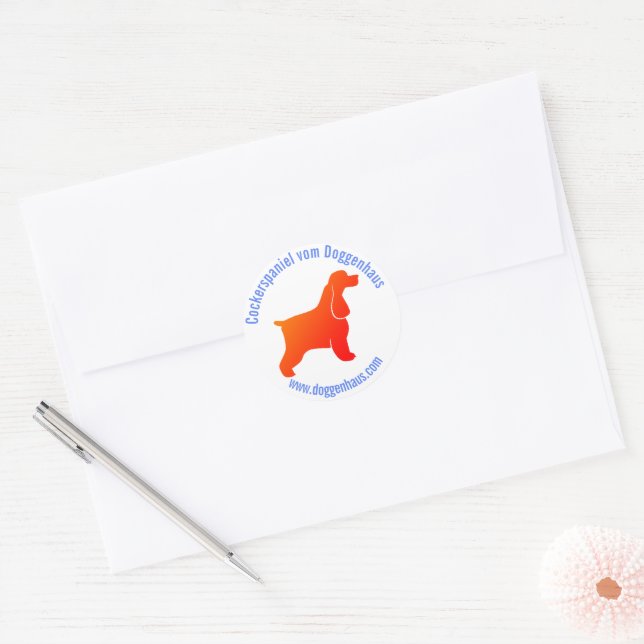 Autocollant Cocker spaniel (Enveloppe)
