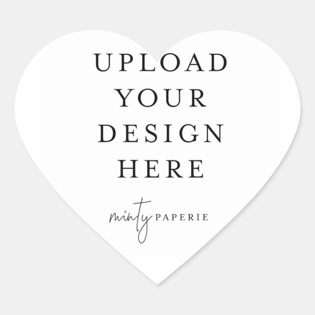 Autocollant Cœur - 1,5"  (Devant)