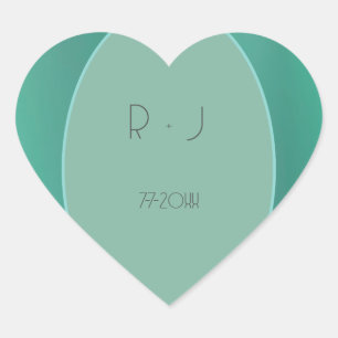 Autocollant Cœur Magnifique