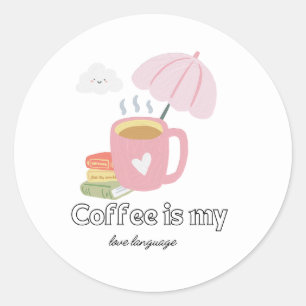 Autocollant Coffee Cute