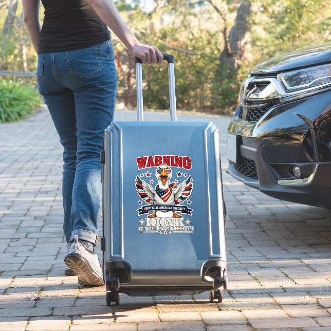 Autocollant Colère Canard 4 juillet (Valise Insitu)