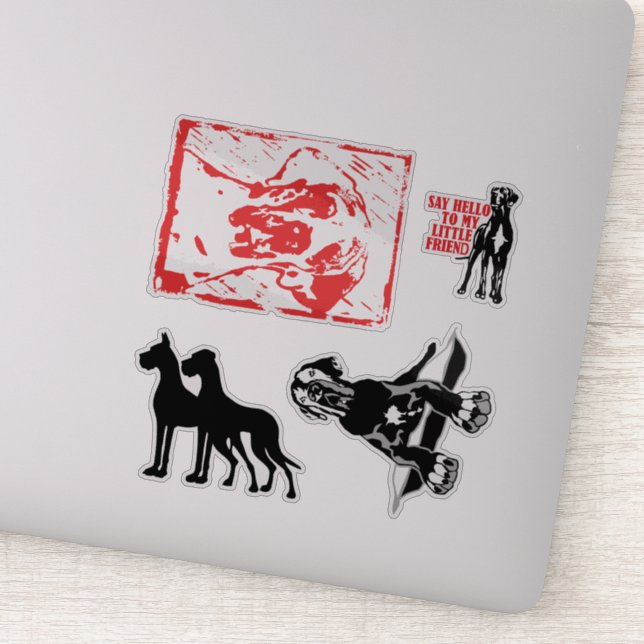 Autocollant Collection Grand Danois (Détail)