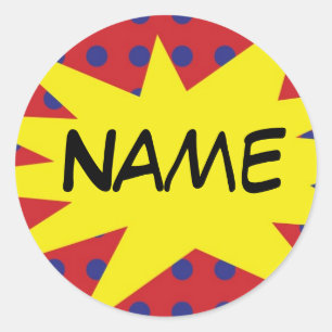 Autocollant comique personnalisé