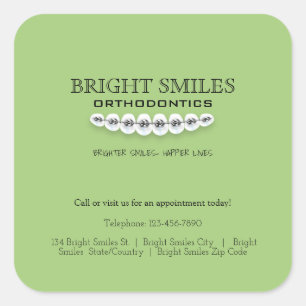Autocollant commercial Orthodontiste Orthodontique