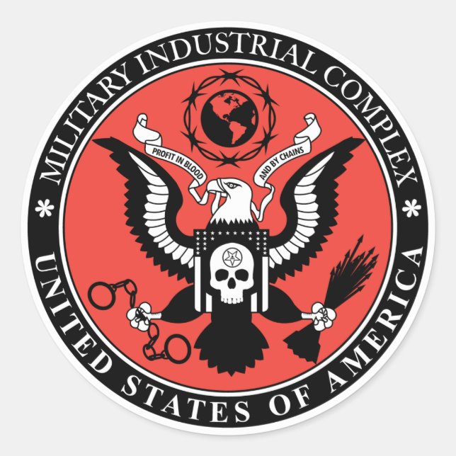 Autocollant complexe industriel militaire (Devant)