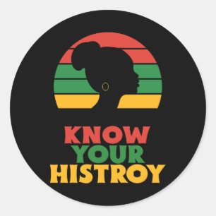 Autocollant Connaissez Votre Histoire