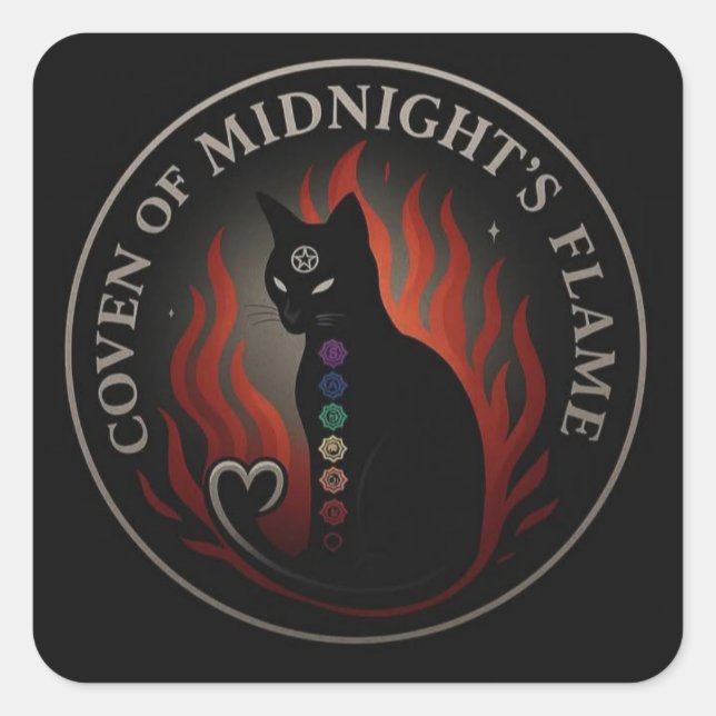 Autocollant Conventicule de la Flamme de Minuit (Devant)