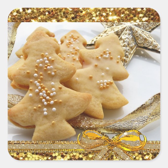 Autocollant Cookies de Noël (Devant)