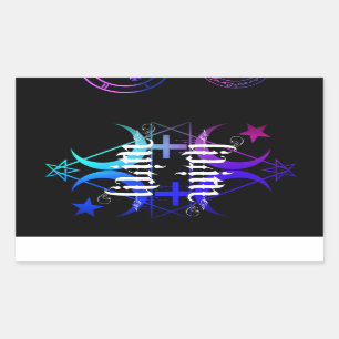 autocollant couleur sorcière lilithe