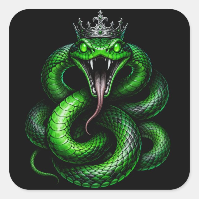 Autocollant Couronne Cobra Roi (Devant)